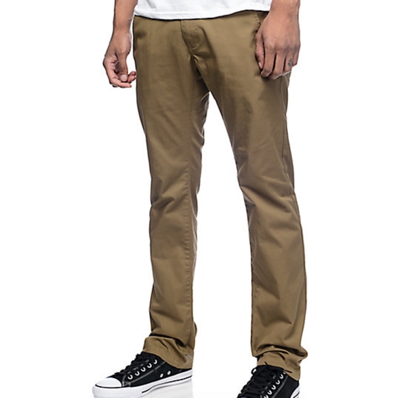 dark khaki chinos
